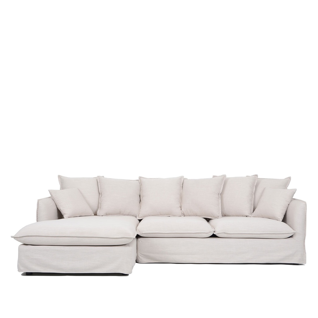 Sofá seccional izquierdo Hobart natural