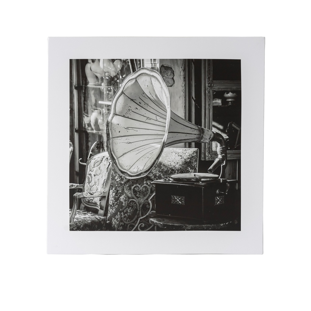 Canvas 35x35cm B&W retro 4