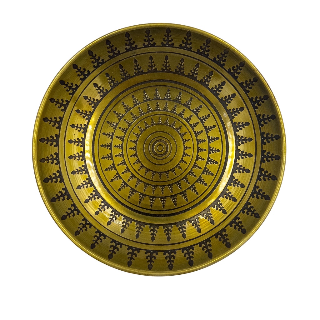 Plato dorado 12cm