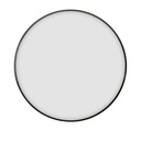 Espejo redondo 60cm Uri negro