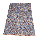 Mantel flower print azul 200x135cm