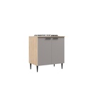 [230032534] Base cocina Amalia 2 puertas 80cm