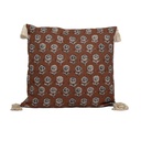 Cojín 45x45cm print naranjo