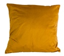 Cojín 45x45cm velvet mostaza oscuro