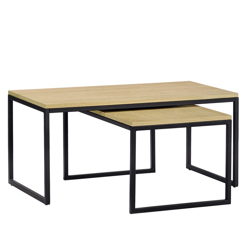 Mesa centro industrial set de 2