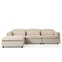 Sofá seccional Nino blanco