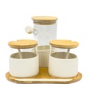 Alcuza borosilicato 3 piezas