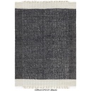 Alfombra 150x210cm Cliford negro