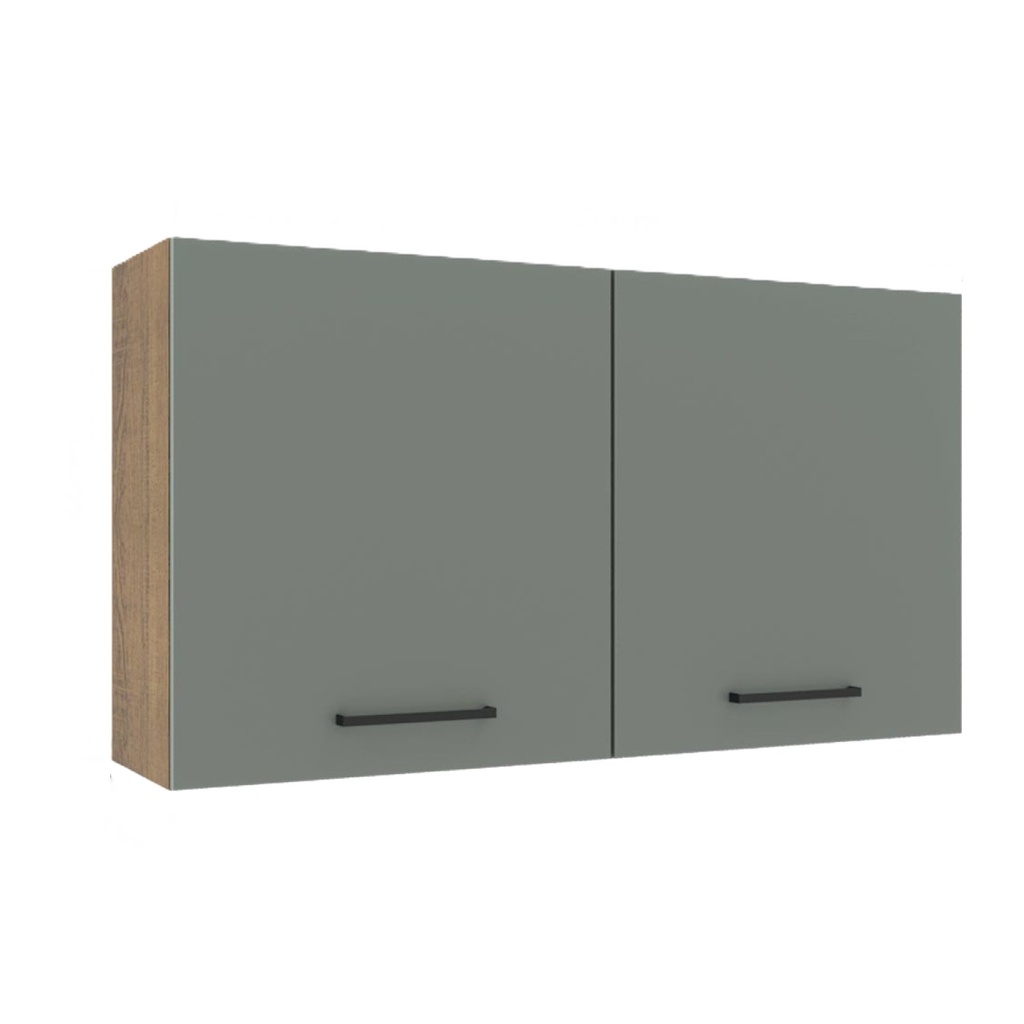 Aéreo cocina Agata gris 2 puertas 80cm