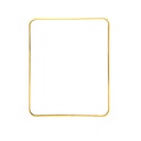 Espejo rectangular 60x80cm bronce