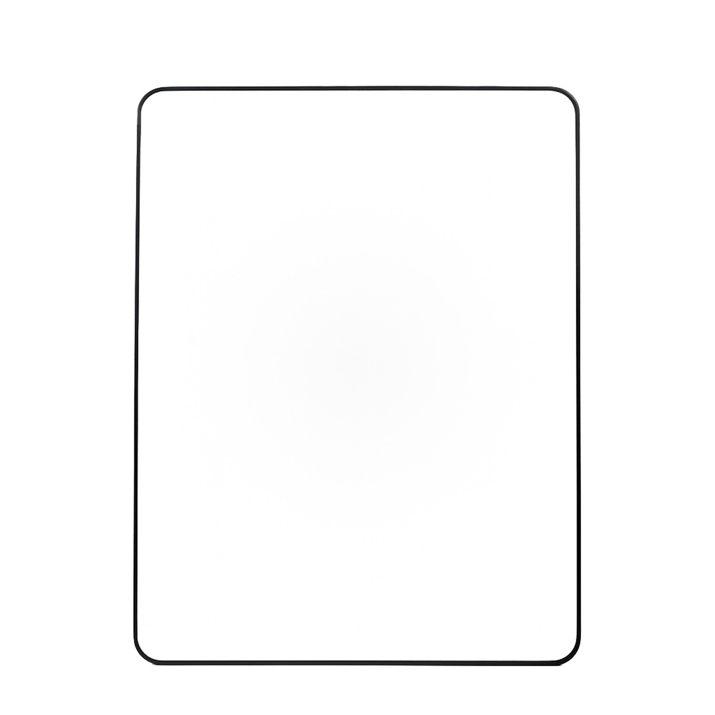 Espejo rectangular 99x80cm negro