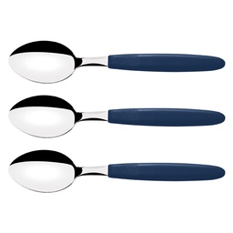 [230020383] Cucharas de mesa azul set de 3 23363/310