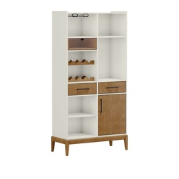 [230026671] Vitrina 3 cajones 1 puerta Milao bar