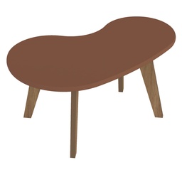 [230027629] Mesa centro orgánica terracota