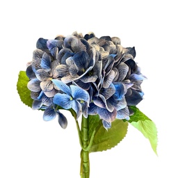 [230030230] Flor hortensia artificial azul 65cm