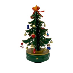 [230030641] Caja musical 21cm árbol navidad