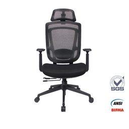 [230031102] Silla oficina Pular base nylon negro