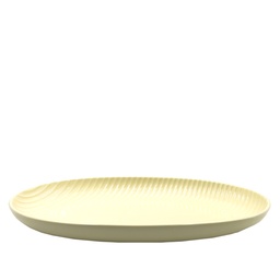 [230031964] Plato ovalado Comacchio blanco 30,5cm