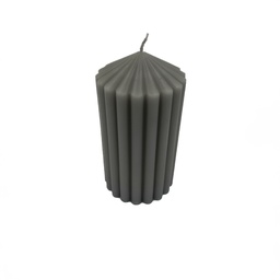 [230032799] Vela acanalada ancha 7x13cm gris