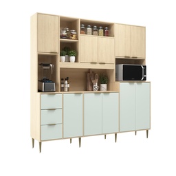 [230033736] Cocina compacta Fernanda menta