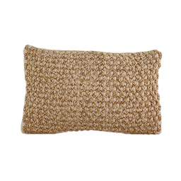 [230034249] Cojín 30x50cm pet tejido beige