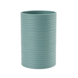 [230038816] Vaso plástico estriado celeste