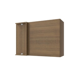 [230040625] Aéreo esquinero Stella café 1 puerta 94cm